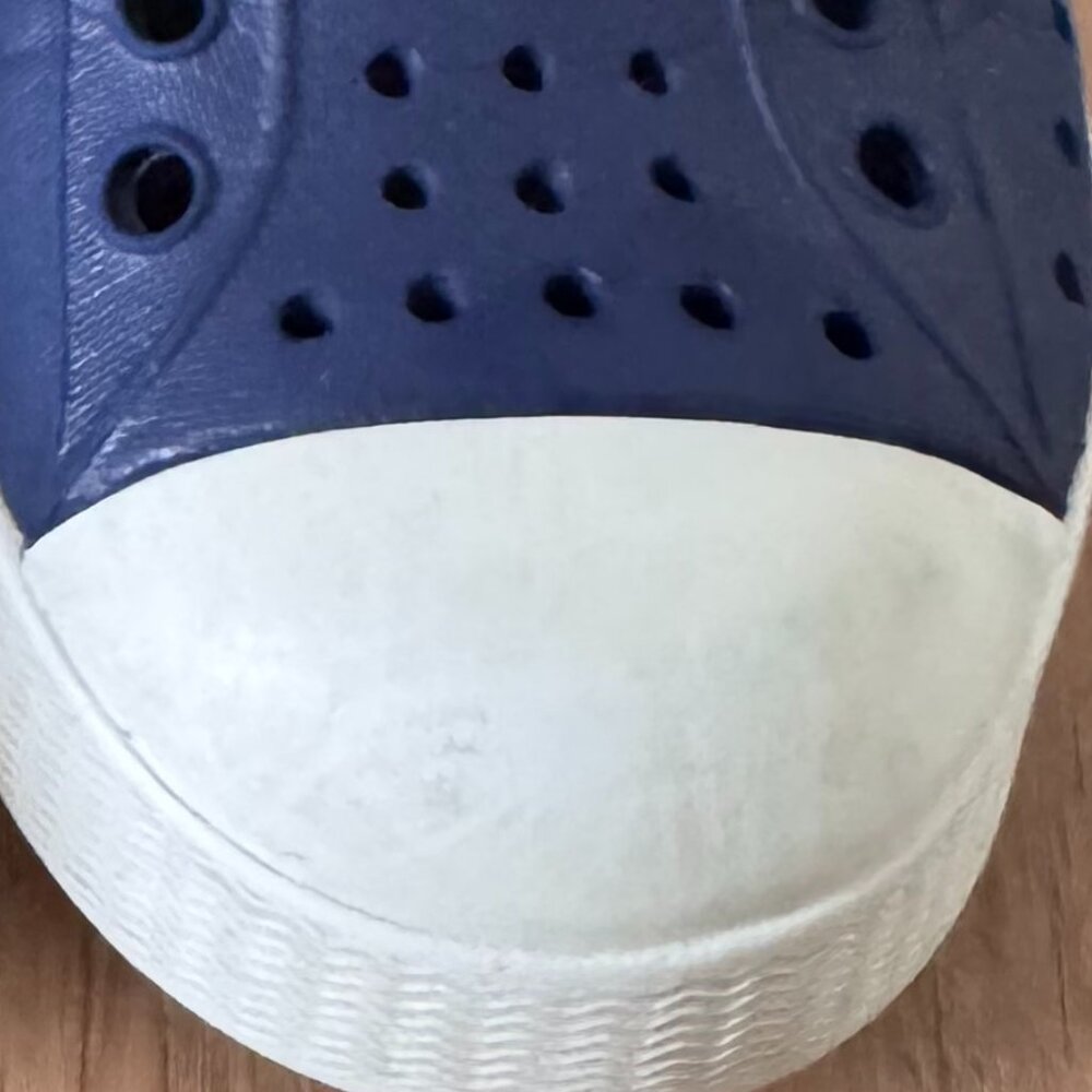 Native Kids Jefferson Regatta Navy Blue Slip Ons Size C12 Kid Approved - Picture 13 of 13